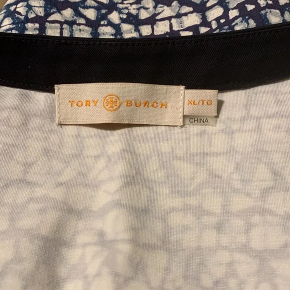 TORY BURCH NWOT Peninsula Tribal Geometric Dress in Blue - Picture 9 of 12